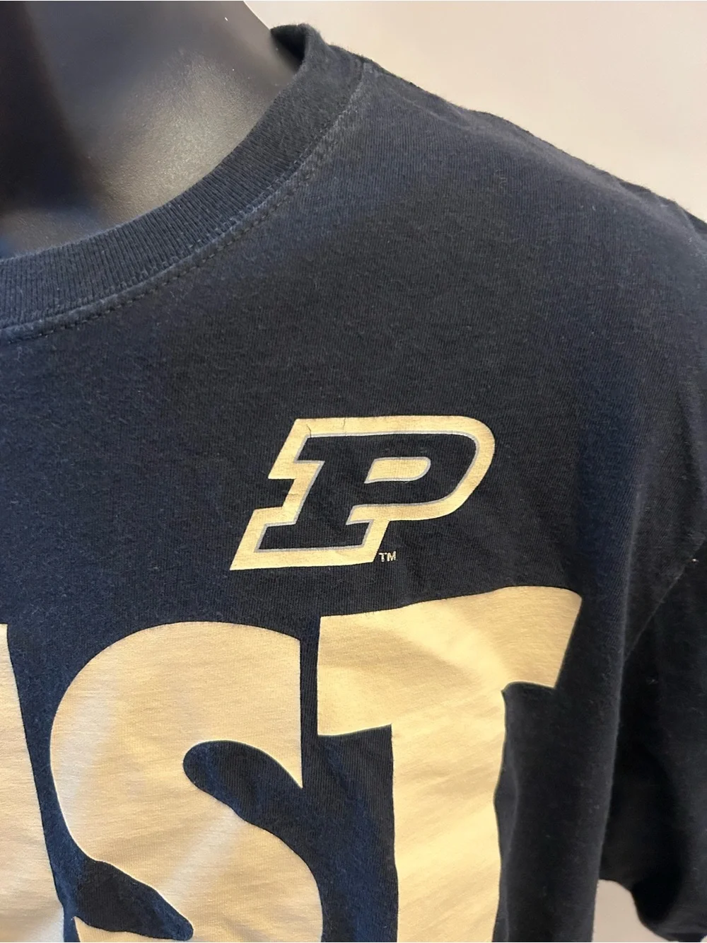 Purdue Boilermakers Nike Just Do It Cotton Crewneck Short Sleeve Shirt‎ Black L